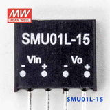 Mean Well SMU01L-15 DC-DC Converter - 1W - 4.5~5.5V in 15V out 67mA - SMU01L-15 - powersupplymall.com