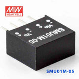 Mean Well SMU01M-05 DC-DC Converter - 1W - 10.8~13.2V in 5V out 200mA - SMU01M-05 - powersupplymall.com