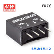 Mean Well SMU01M-12 DC-DC Converter - 1W - 10.8~13.2V in 12V out 84mA - SMU01M-12 - powersupplymall.com
