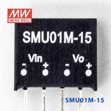 Mean Well SMU01M-15 DC-DC Converter - 1W - 10.8~13.2V in 15V out 67mA - SMU01M-15 - powersupplymall.com