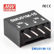 Mean Well SMU01M-15 DC-DC Converter - 1W - 10.8~13.2V in 15V out 67mA - SMU01M-15 - powersupplymall.com