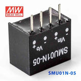 Mean Well SMU01N-05 DC-DC Converter - 1W - 21.6~26.4V in 5V out 200mA - SMU01N-05 - powersupplymall.com