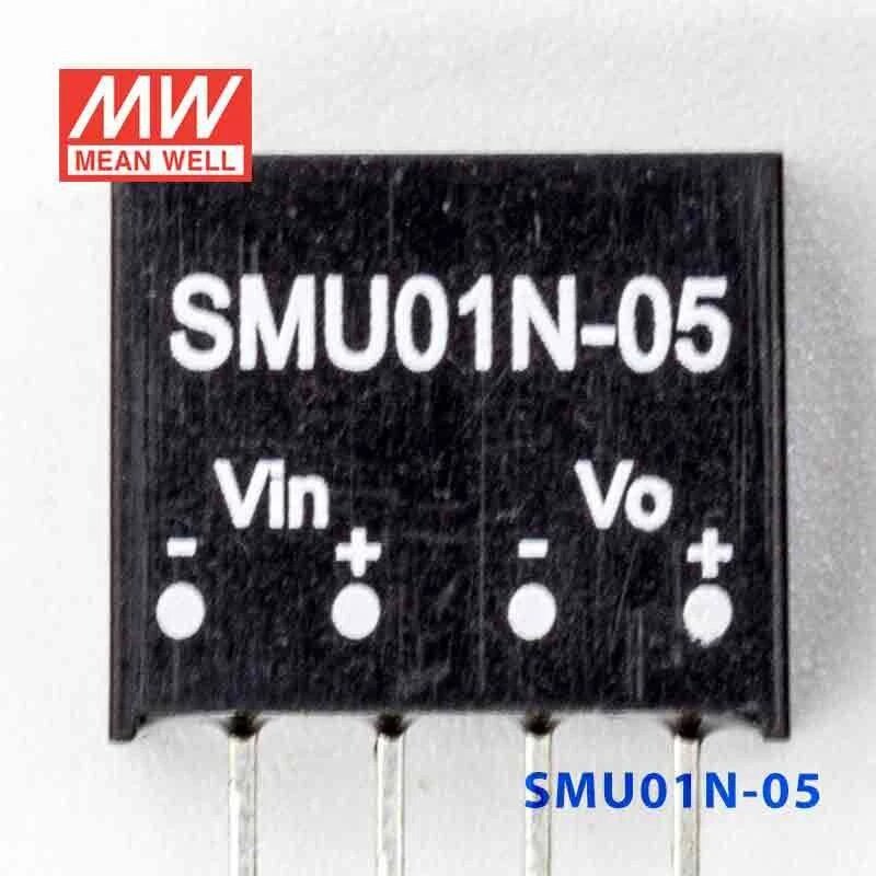 Mean Well SMU01N - 05 DC - DC Converter - 1W - 21.6~26.4V in 5V out - SMU01N - 05 - powersupplymall.com