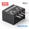 Mean Well SMU01N-09 DC-DC Converter - 1W - 21.6~26.4V in 9V out 110mA - SMU01N-09 - powersupplymall.com