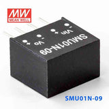 Mean Well SMU01N-09 DC-DC Converter - 1W - 21.6~26.4V in 9V out 110mA - SMU01N-09 - powersupplymall.com