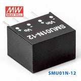 Mean Well SMU01N-12 DC-DC Converter - 1W - 21.6~26.4V in 12V out 84mA - SMU01N-12 - powersupplymall.com