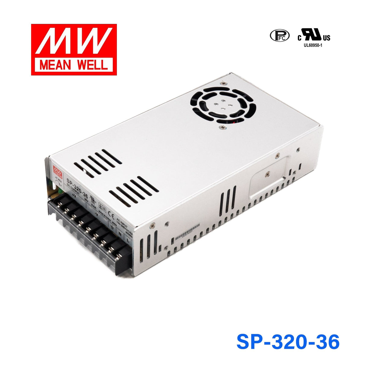 Mean Well SP - 320 - 36 Power Supply 320W 36V - SP - 320 - 36 - powersupplymall.com