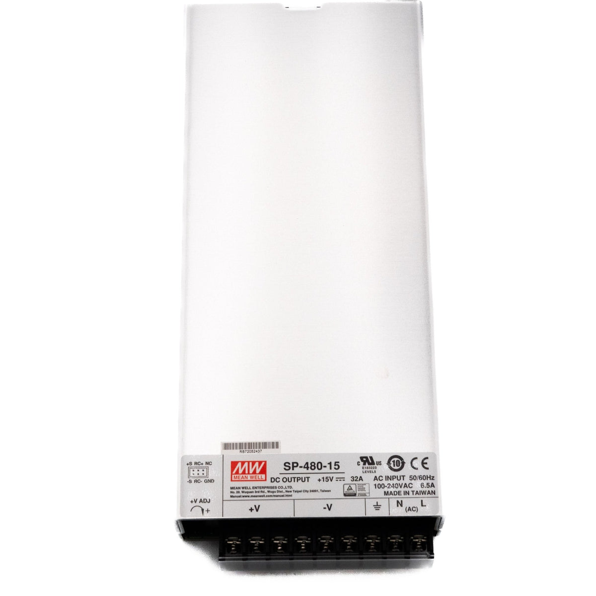 Mean Well SP-480-15 Power Supply 480W 15V 32A - SP-480-15 - powersupplymall.com