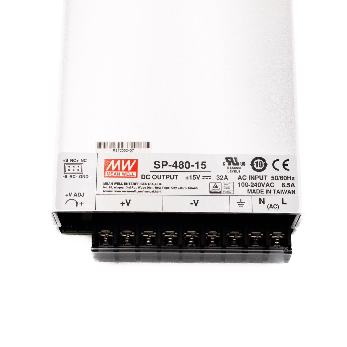 Mean Well SP-480-15 Power Supply 480W 15V 32A - SP-480-15 - powersupplymall.com