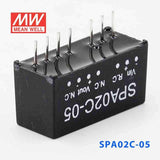 Mean Well SPA02C-05 DC-DC Converter - 2W - 36~72V in 5V out 400mA - SPA02C-05 - powersupplymall.com