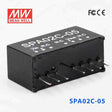Mean Well SPA02C-05 DC-DC Converter - 2W - 36~72V in 5V out 400mA - SPA02C-05 - powersupplymall.com