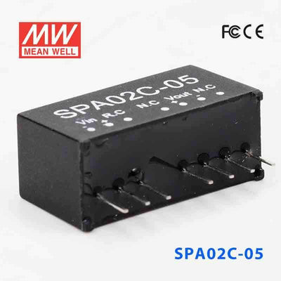 Mean Well SPA02C-05 DC-DC Converter - 2W - 36~72V in 5V out 400mA