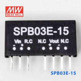 Mean Well SPB03E-15 DC-DC Converter - 3W - 4.5~9V in 15V out 200mA - SPB03E-15 - powersupplymall.com