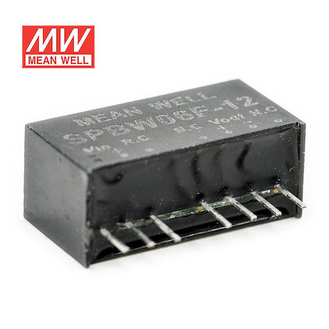 Mean Well SPBW06F-12 DC-DC Converter - 6W - 9~36V in 12V out - SPBW06F-12 - powersupplymall.com