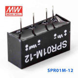 Mean Well SPR01M-12 DC-DC Converter - 1W - 10.8~13.2V in 12V out - SPR01M-12 - powersupplymall.com
