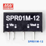 Mean Well SPR01M-12 DC-DC Converter - 1W - 10.8~13.2V in 12V out - SPR01M-12 - powersupplymall.com