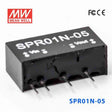 Mean Well SPR01N-05 DC-DC Converter - 1W - 21.6~26.4V in 5V out - SPR01N-05 - powersupplymall.com
