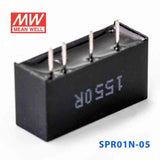 Mean Well SPR01N-05 DC-DC Converter - 1W - 21.6~26.4V in 5V out - SPR01N-05 - powersupplymall.com