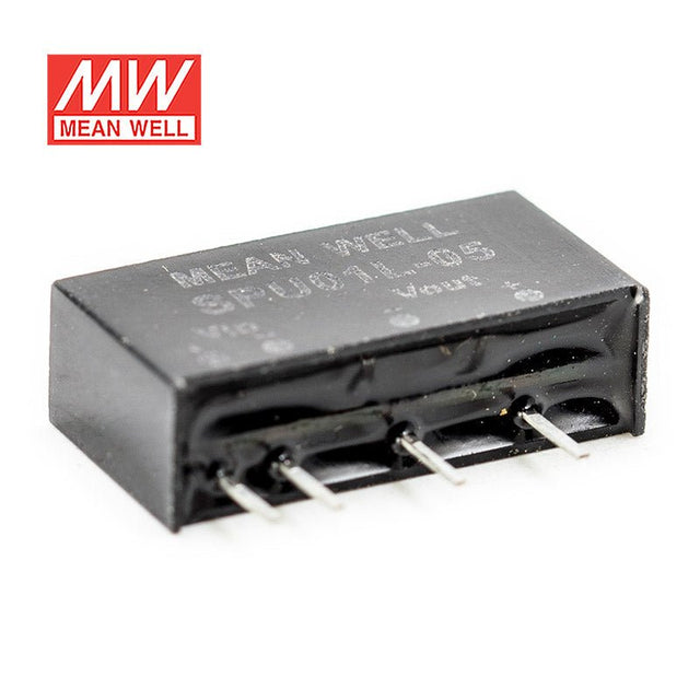 Mean Well SPU01L-05 DC-DC Converter - 1W - 4.4~5.5V in 5V out - SPU01L-05 - powersupplymall.com
