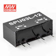 Mean Well SPU03L-12 DC-DC Converter - 3W - 10.8~13.2V in 5V out - SPU03L-12 - powersupplymall.com