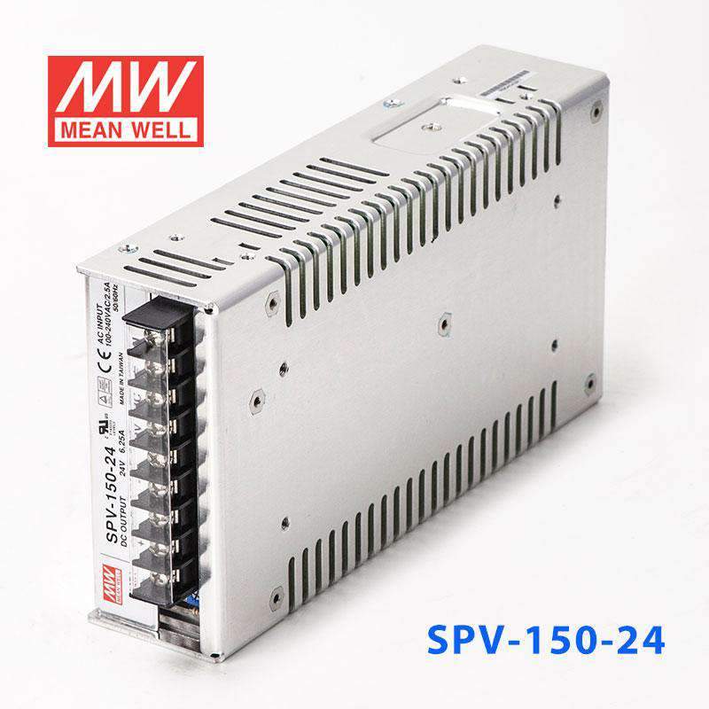Mean Well SPV - 150 - 24 power supply 150W 24V 6.25A - SPV - 150 - 24 - powersupplymall.com
