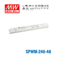 MEAN WELL SPWM-240-48 240W 48V CV LED Driver 5A - SPWM-240-48 - powersupplymall.com