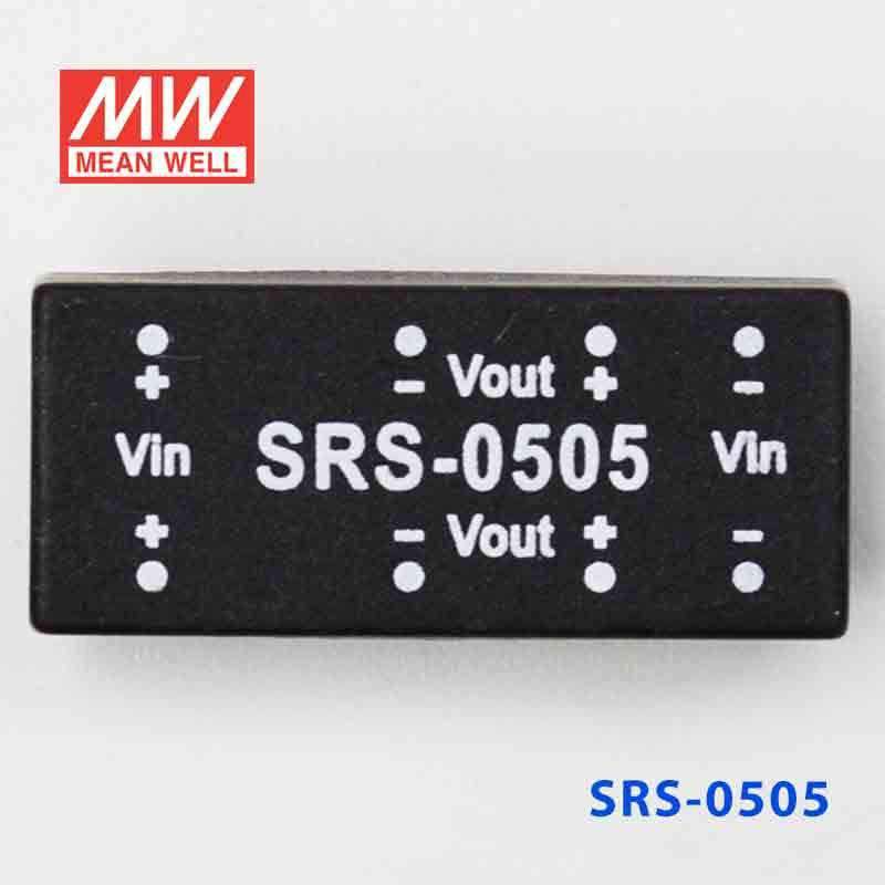 Mean Well SRS-0505 DC-DC Converter - 0.5W - 4.5~5.5V in 5V out - SRS-0505 - powersupplymall.com