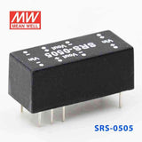 Mean Well SRS-0505 DC-DC Converter - 0.5W - 4.5~5.5V in 5V out - SRS-0505 - powersupplymall.com