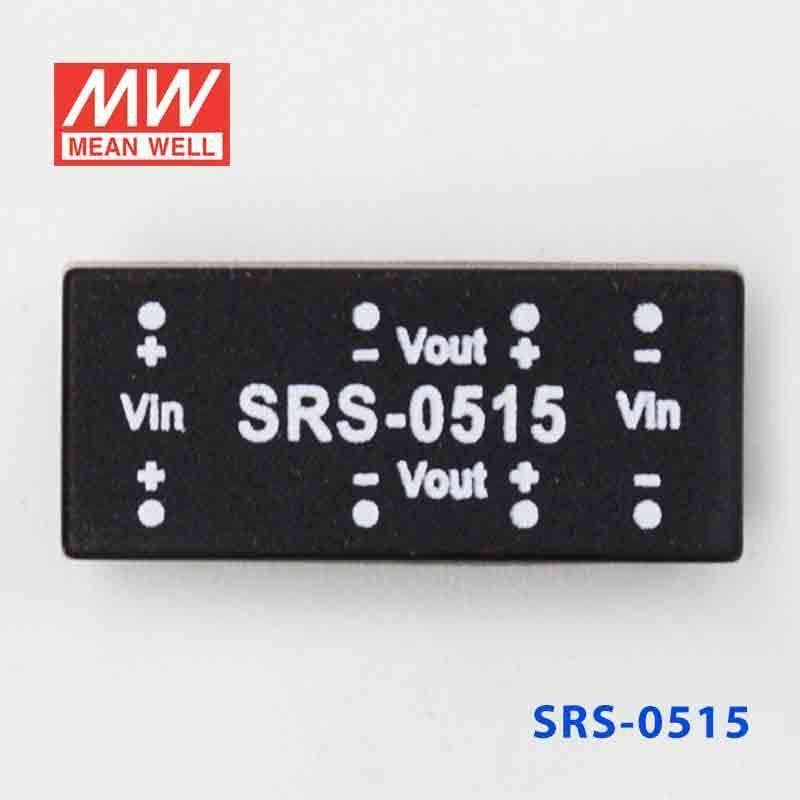 Mean Well SRS-0515 DC-DC Converter - 0.5W - 4.5~5.5V in 15V out - SRS-0515 - powersupplymall.com