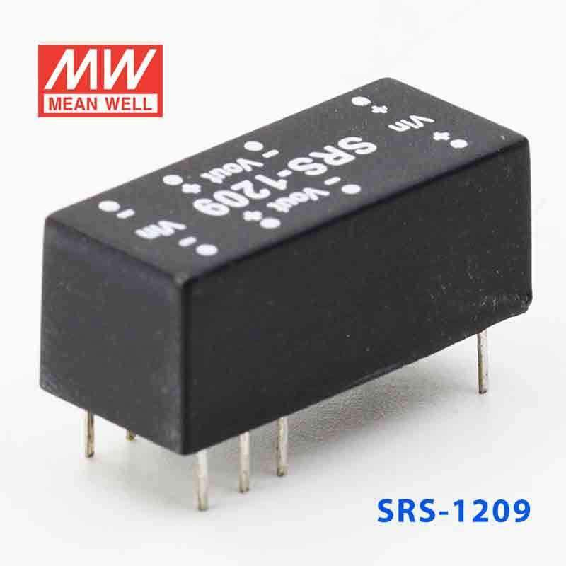 Mean Well SRS-1209 DC-DC Converter - 0.5W - 10.8~13.2V in 9V out - SRS-1209 - powersupplymall.com