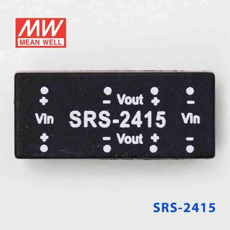 Mean Well SRS-2415 DC-DC Converter - 0.5W - 21.6~26.4V in 15V out - SRS-2415 - powersupplymall.com