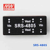 Mean Well SRS-4805 DC-DC Converter - 0.5W - 43.2~52.8V in 5V out - SRS-4805 - powersupplymall.com