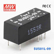 Mean Well SUS01L-09 DC-DC Converter - 1W - 4.5~5.5V in 9V out - SUS01L-09 - powersupplymall.com