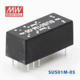 Mean Well SUS01M-05 DC-DC Converter - 1W - 10.8~13.2V in 5V out - SUS01M-05 - powersupplymall.com