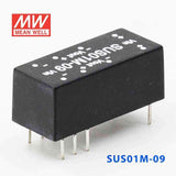 Mean Well SUS01M-09 DC-DC Converter - 1W - 10.8~13.2V in 9V out - SUS01M-09 - powersupplymall.com