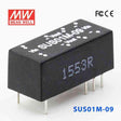 Mean Well SUS01M-09 DC-DC Converter - 1W - 10.8~13.2V in 9V out - SUS01M-09 - powersupplymall.com