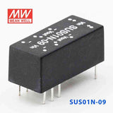 Mean Well SUS01N-09 DC-DC Converter - 1W - 21.6~26.4V in 9V out - SUS01N-09 - powersupplymall.com
