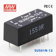 Mean Well SUS01N-12 DC-DC Converter - 1W - 21.6~26.4V in 12V out - SUS01N-12 - powersupplymall.com