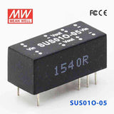 Mean Well SUS01O-05 DC-DC Converter - 1W - 43.2~52.8V in 5V out - SUS01O-05 - powersupplymall.com