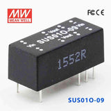 Mean Well SUS01O-09 DC-DC Converter - 1W - 43.2~52.8V in 9V out - SUS01O-09 - powersupplymall.com