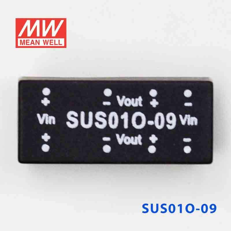 Mean Well SUS01O-09 DC-DC Converter - 1W - 43.2~52.8V in 9V out - SUS01O-09 - powersupplymall.com