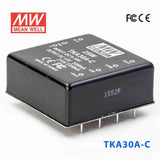 Mean Well TKA30A-C DC-DC Converter - 25W - 9~18V in 5V out - TKA30A-C - powersupplymall.com