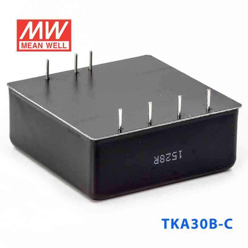 Mean Well TKA30B-C DC-DC Converter - 25W - 18~36V in ±12V out - TKA30B-C - powersupplymall.com