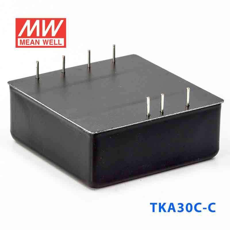Mean Well TKA30C-C DC-DC Converter - 25W - 36~72V in ±12V out - TKA30C-C - powersupplymall.com