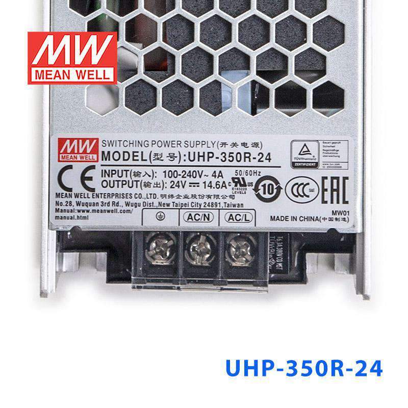 Mean Well UHP-350R-24 Power Supply 350.4W 24V - Redundant 14.6A - UHP-350R-24 - powersupplymall.com
