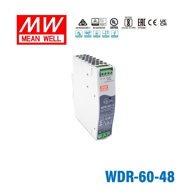 Mean Well WDR Series Power Supply 48V(60~480W) -  - powersupplymall.com