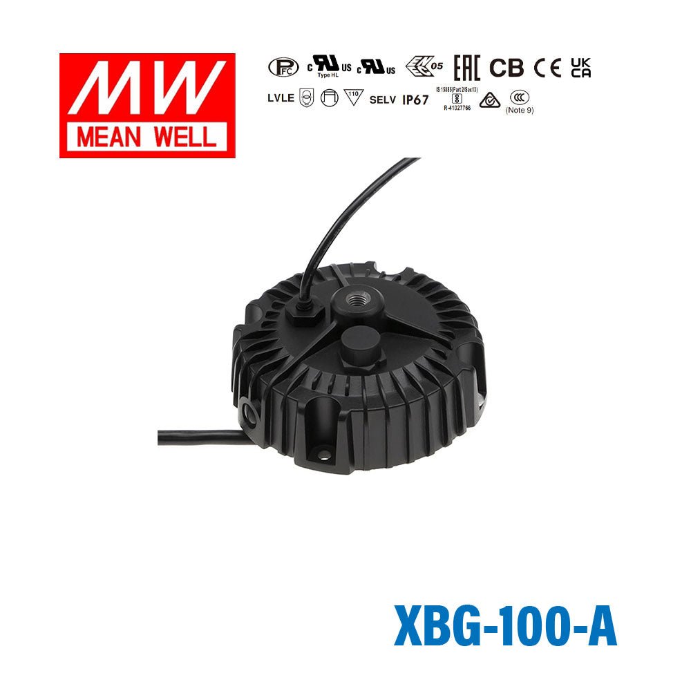 Mean Well XBG - 100 - A Power Supply 100W - Adjustable - XBG-100-A - powersupplymall.com