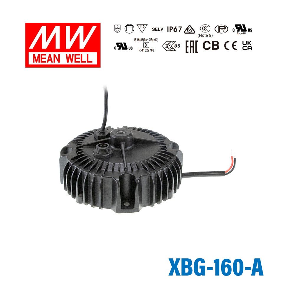 Mean Well XBG-160-A Power Supply 160W - Adjustable - XBG-160-A - powersupplymall.com