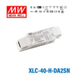 Mean Well XLC-40-H-DA2SN LED Driver 40W 1050mA 9~54V Constant Power, DALI2 + Push Dimming with Strain-relief, NFC Current Setting - XLC-40-H-DA2SN - powersupplymall.com