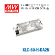 Mean Well XLC - 60 - H - DA2N LED Driver 60W 1400mA 9~54V Constant Power, DALI2 + Push Dimming, NFC Current Setting - XLC-60-H-DA2N - powersupplymall.com
